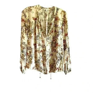 WAYF Floral Blouse Size S